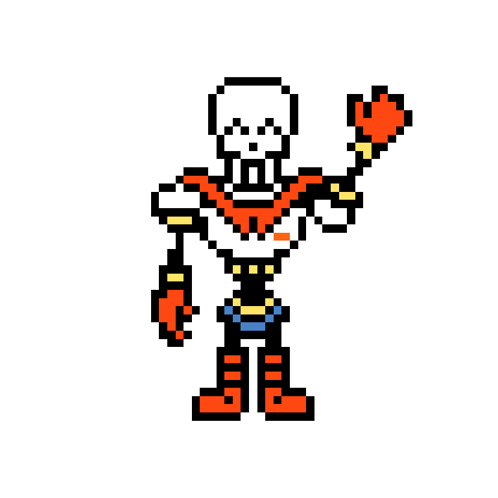 Papyrus bending over to look at a worm...